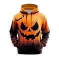 thumbnail image 4 of LIIPEE Halloween Graphic Hoodies For Men Long Sleeve Hooded Sweatshirts Male Autumn Winter Comfortable Versatile Pullover With Pockets,M, 4 of 4