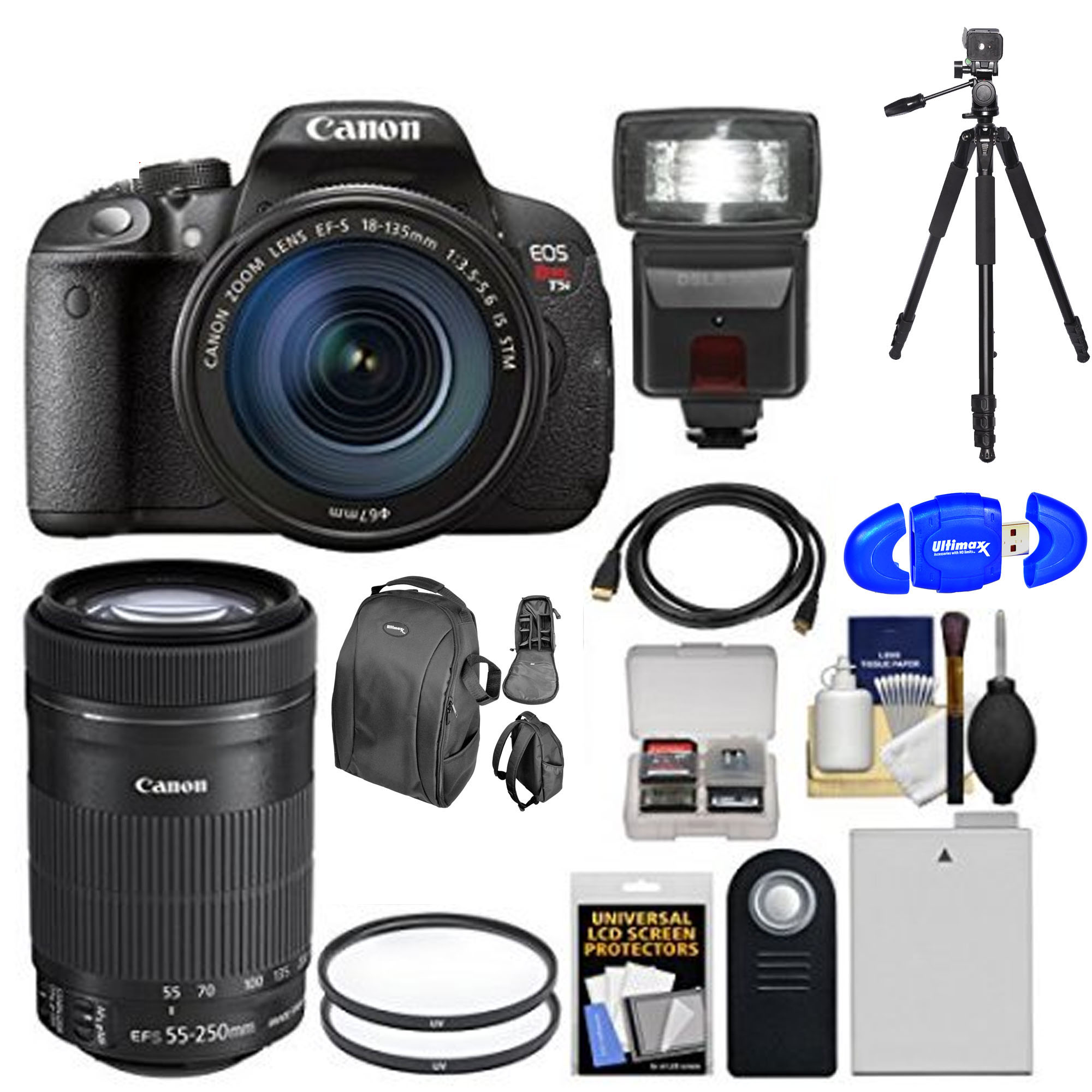 Canon EOS Rebel T5i Digital SLR Camera & EFS 18135mm IS STM Lens with