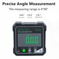 thumbnail image 3 of 360° Mini Digital Angle Finder IP54 Measuring Digital Inclinometer Electronic Bevel Protractor with Magnetic Base, 3 of 6
