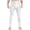 White, variant on iiniim Men's Plus Size Glossy High Waist Stirrup Leggings Tights Gym Workout Yoga Pants Blue XL