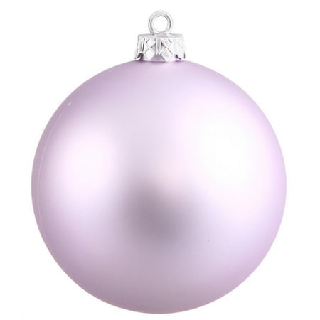 Boule de Noël Commerciale Incassable Lavande Mate 6 Pouces (150mm)