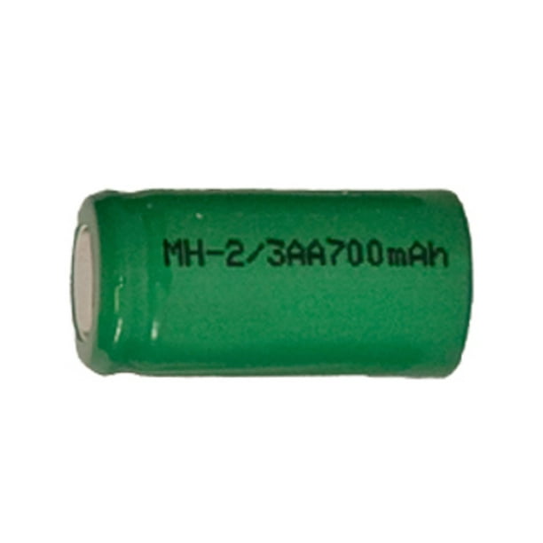 2/3 AA NiMH Batterie Supérieure Plate (700 mAh)