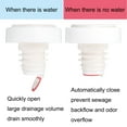 thumbnail image 4 of Uxcell Drain Tube Hose Seal, Drain Backflow Preventer Anti-odor Valve, White, 4 of 5