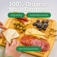 thumbnail image 2 of Greener Chef Small Bamboo Cutting Board -12 x 9" Wood Cutting Board, 2 of 6