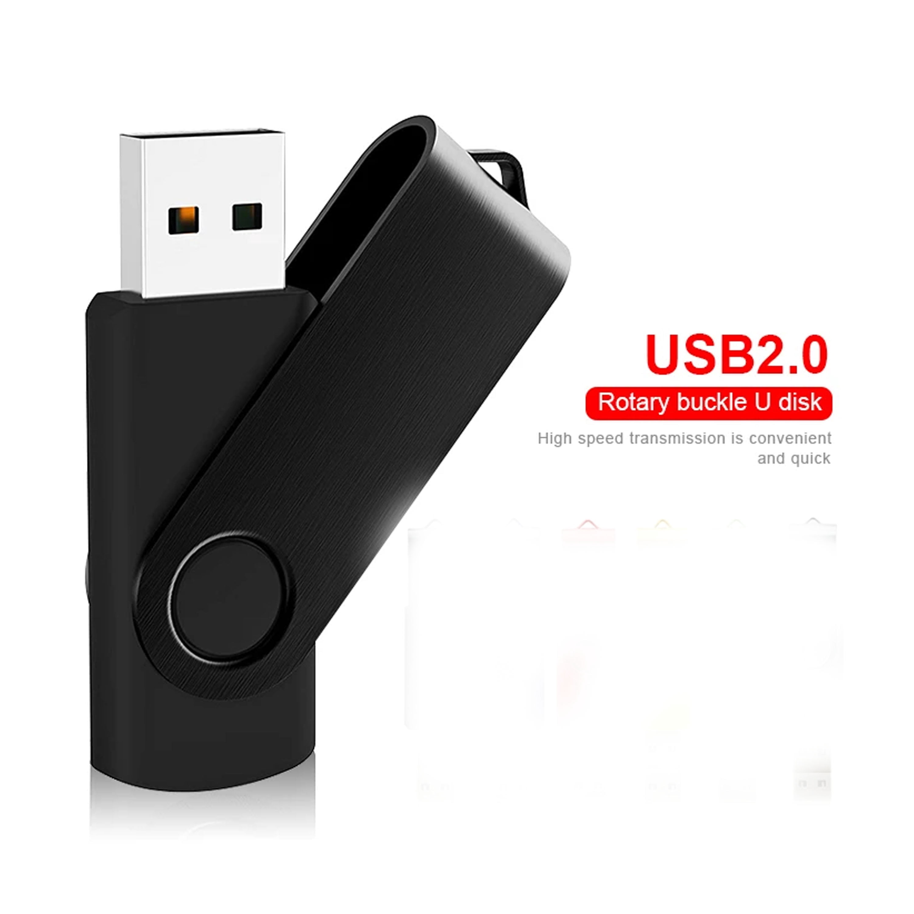 8GB 50PCS Flash Drive, Bulk USB 2.0 Memory Stick Thumb Drives(8GB 50 Pack, orange)