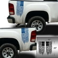thumbnail image 2 of Betsy Ross Flag 1776 Distressed American USA US Flag Rear Truck Bed Vinyl Decal Sticker fits Most Pickup Trucks EUA Flag Rear Graphic Founding Fathers Flag 13 Stars (11" x 25", Traffic Blue), 2 of 8