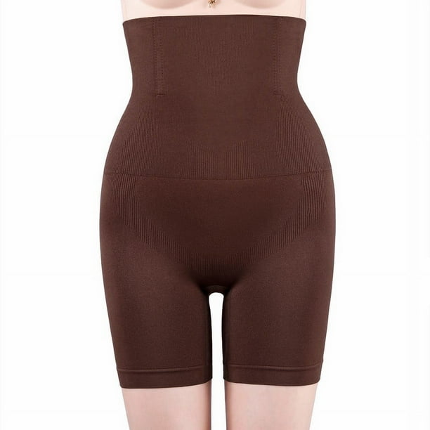 Pantalones abdominales de cintura alta Pantalones moldeadores de cuerpo que levantan el vientre y la cadera Pantalones de seguridad para mujer Braguitas abdominales tipo bóxer posparto