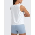 thumbnail image 2 of CRZ YOGA Women's Pima Cotton Sleeveless Loose Tank Tops Gym Yoga Tops Athletic Shirts, 2 of 6