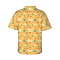 thumbnail image 4 of Xecao Flowe Chicken print Hawaiian shirt - a stylish short-sleeve button-down for men, perfect for casual beach and tropical outings., 4 of 9