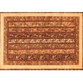 thumbnail image 1 of Ahgly Company Indoor Rectangle Abstract Orange Modern Area Rugs, 5' x 7', 1 of 4