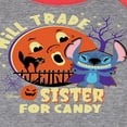 thumbnail image 3 of Lilo & Stitch - Will Trade Sister For Candy - Toddler And Youth Raglan Graphic T-Shirt, 3 of 6