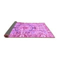 thumbnail image 2 of Ahgly Company Indoor Rectangle Abstract Purple Modern Area Rugs, 8' x 10', 2 of 4