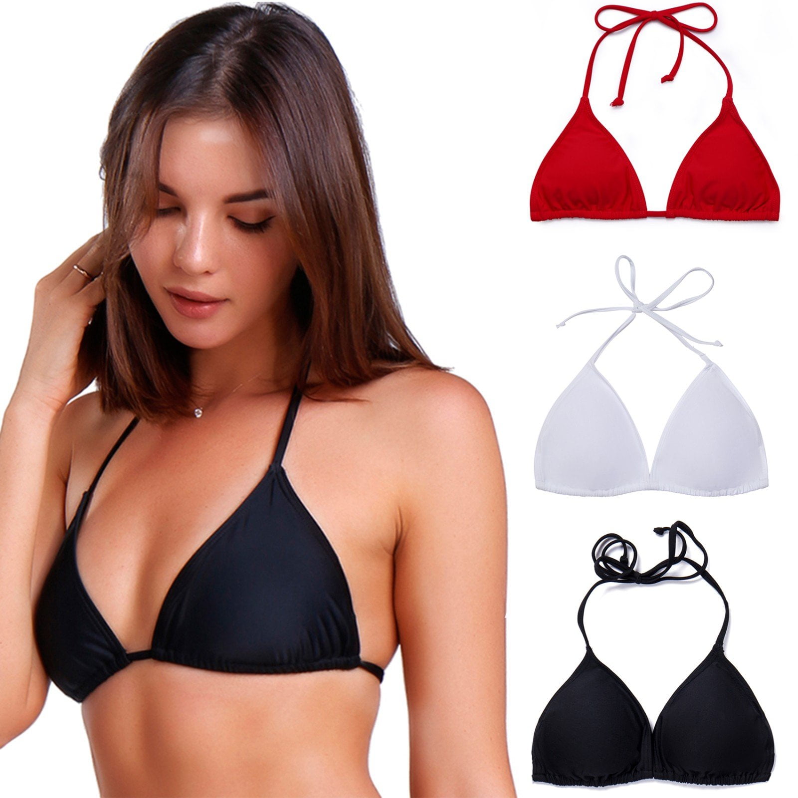 logboek Ambassade begroting COLO Women Triangle Bikini Top Push up Padded V-Neck Lace-up Basic Swimsuit Top Black White Red, Black(lace Up), Medium - Walmart.com logboek Ambassade begroting COLO Women Triangle Bikini Top Push up Padded V-Neck Lace-up Basic Swimsuit Top Black White Red, Black(lace Up), Medium - Walmart.com