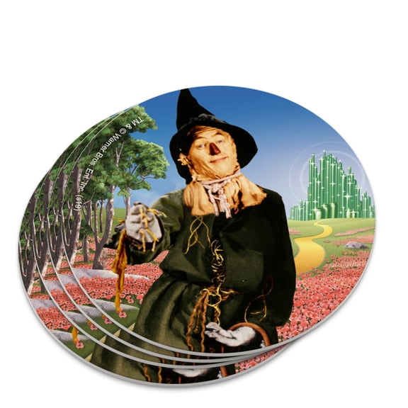 Wizard of Oz Scarecrow Character Novelty Coaster Set