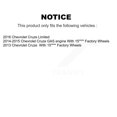 thumbnail image 2 of Transit Auto Rear Drum Brake and Wheel Hub Bearing Assembly Kit for Car Chevrolet Cruze Limited - Left Right Side (Driver Passenger) K7D-100341, 2 of 11