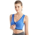 thumbnail image 2 of LYMAYTER Women Female Bra High Impact Zip Front Closure Sports Bras Underwear Support for Women Running Yoga S-3XL, 2 of 8