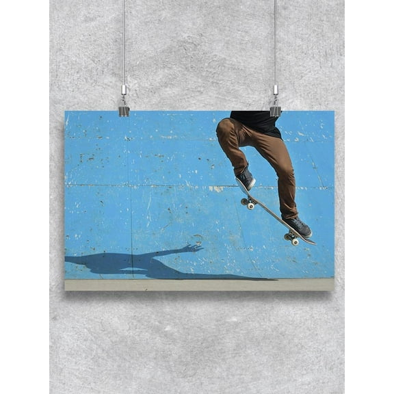 Skateboarding Ollie Poster -Image by Shutterstock