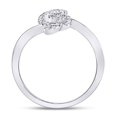 thumbnail image 3 of Bague Mode avec Note de Musique, Diamant Rond, Clé, 1/6 Cttw, en Or Blanc 10kt, 3 of 4