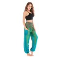 thumbnail image 4 of H001 Bohemia Europa y América Tailandia Pantalones de linterna Pantalones deportivos Pantalones de yoga Pantalones deportivos Pantalones de verano para mujer Pantalones casuales para mujer, 4 of 5