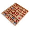 thumbnail image 1 of Alfabetos Móviles Material Montessori A-z Juguetes De Desarrollo Para Regalos De Macarena Juguete Montessori, 1 of 7