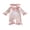 Pink, variant on RUINIXCW Baby Girl Halloween Romper Ghost Embroidery Stripe Long Sleeve Bodysuits