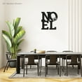 thumbnail image 3 of Iconic Christmas Themed Noel Stacked Word Art Laser Cut Solid Steel Decorative Home Accent Wall Sign Hanging, 3 of 6