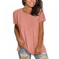 thumbnail image 1 of CNKOO T-shirt Explosif à Manches Courtes pour Femmes Multicolore Col Européen et Américain, 1 of 2