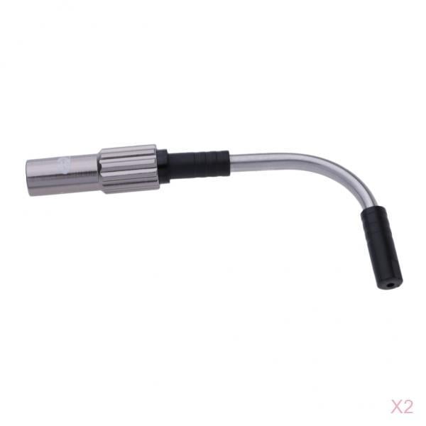 2Pcs Cable De Frenado Tubo Flexible Línea De Alambre Aleación De Aluminio Soportes Adaptadores Pinza Con Tornillos Ajustables Zulema Cables de freno de bicicleta V