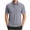 Gray#waffle knit golf shirt, variant on DDAPJ pyju Men's Polos Shirts 3 Buttons Casual Work T Shirts Big and Tall Short Sleeve Golf Shirt Black M