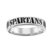 Keepsake Personalized Family Jewelry Mascot Stacking Ring available in Sterling Silver