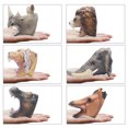 thumbnail image 4 of Amyove 6pcs Simulation Hand Puppet Toy Realistic Elephant Rhinoceros Lion Animal Model Doll Toys For Children, 4 of 6