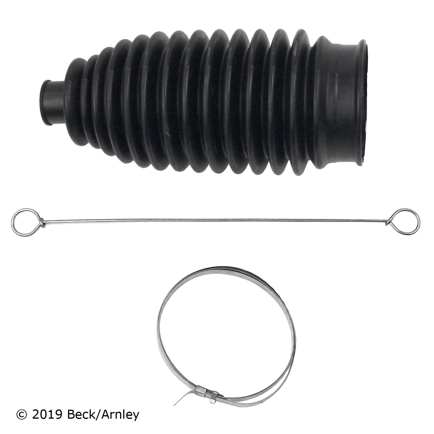 BeckArnley 101-7437 Inner Tie Rod End With Boot Kit