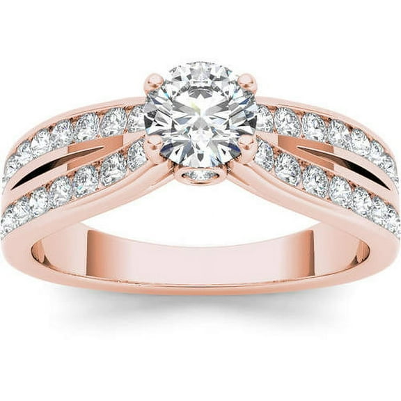 1 Carat T.W. Diamond Classic Engagement Ring in 14kt Rose Gold