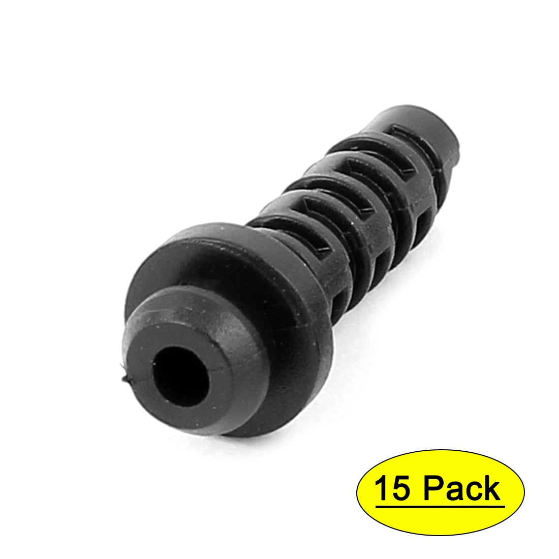 15pcs 25.5mmx6mmx3mm Rubber Strain Relief Cord Boot Protector Cable