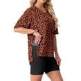 thumbnail image 2 of Cueply 2 Piece Sets for Women Summer Outfits Lounge Set Casual Matching Clothing Oversized T-Shirt Biker Shorts, 2 of 7