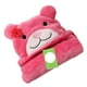 thumbnail image 4 of La Capa En Forma De Animal Del Terciopelo Coralino Suave Y Acogedor Embroma La Manta Con Capucha Con Capucha Para Los Niños Del Bebé, 4 of 8