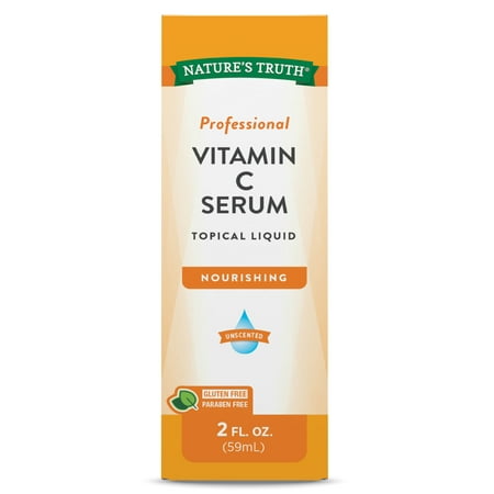 Vitamin C Serum 2 oz | Oil For Face & Skin | Nourishing & Unscented | By Nature's Truth