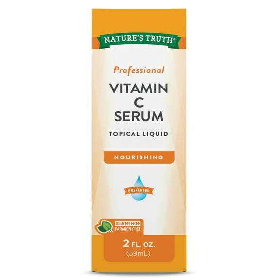 Vitamin C Serum | 2 fl oz | Oil For Face & Skin | Nourishing & Unscented | by Nature's Truth