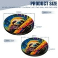 thumbnail image 2 of Gas Stove Burner Cover,Electric Stove Top Protector,Easy to Clean,Sloth in a Tropical Paradise of Colors, 2 of 7