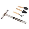 thumbnail image 1 of Soil Sampler Probe, T Handle Portable Soil Sampler Probe Stainless Steel with 4 Reusable Sample Bags 3 Garden Tools for Garden for Farm, 1 of 8