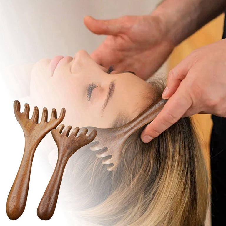 Six Massage Comb Manual Scalp Massager Scraping Comb Scraping