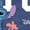 HEATHER NAVY, variant on Lilo & Stitch - Collegiate Flowers - Youth Girls Fitted Short Sleeve T-Shirt