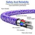 thumbnail image 5 of Type C Charger Fast Charging Cable 10ft with USB Wall Charger Block,ABCPOW USB A to USB C Type C Cable High Speed Fast Charger for Android Type C Charger Charging Cords USB-C Phone Cables, 5 of 8