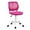 Rose, variant on IUKRYU Desk Chair, Children Armless Study Chair with Adjustable Height, Ergonomic Kids Office Chair with Wheels, Rolling Swivel Mesh Task Desk Chair for Girls Boys Teens, Rose