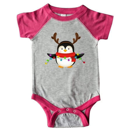 

Inktastic Penguin Xmas Gift Baby Boy or Baby Girl Bodysuit