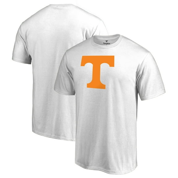 Men's White Tennessee Volunteers Primary Team Logo T-Shirt