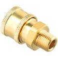 thumbnail image 4 of 1 Pcs High Pressure Washer Adapter Brass Pressure Washer Quick Connect M22 To 1/4 Male Coupler Adapter 5000 PSI, 4 of 11