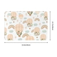 thumbnail image 3 of Uemuo Air Balloon and Flower Printed Door Mat Indoor Doormat 16"x24",Front Back Door Mats Non Slip Entrance Rugs,Inside Doormats for Entryway, 3 of 9