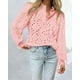 thumbnail image 5 of BLUSA PRETTYGARDEN Mujer Manga Abullonada de Encaje Cuello en V Rosa S, 5 of 7