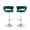 Green, variant on IVV Height Adjustable Bar Stools Set of 2, 360° Swivel Woven Back Barstools with Velvet Seat & Metal Frame, Modern Counter Stools for Kitchen Island, Cafe, Pub, Blue